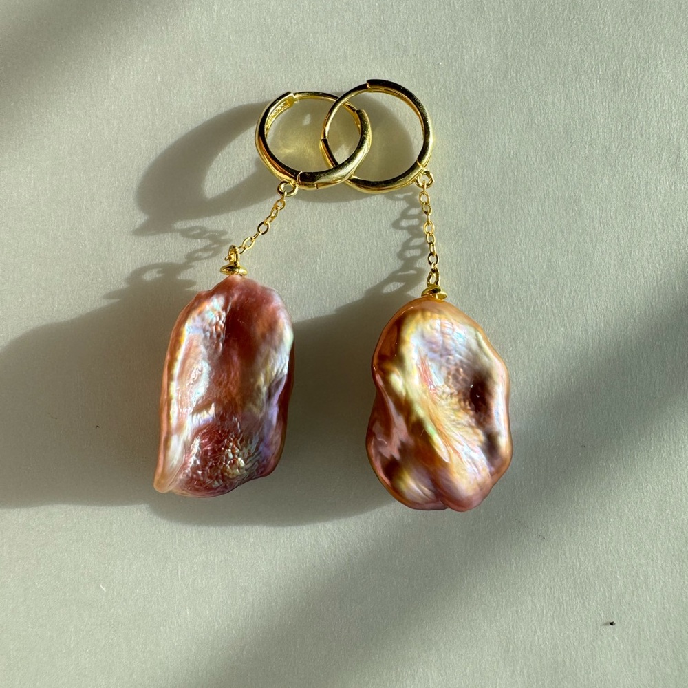 Pearl earrings